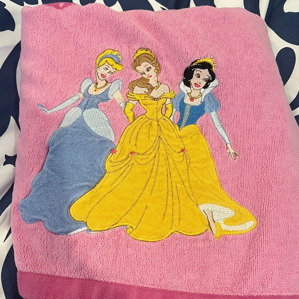 Disney Pink Princess Beach Towel